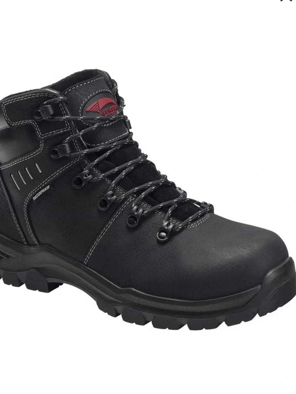AVENGER MEN'S BLACK FOUNDATION WORK BOOTS COMPOSITE TOE size 15 new